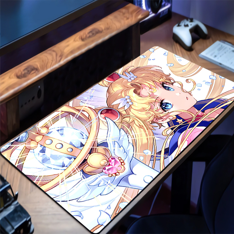 Gaming Accessories Table - 90x40cm Mouse Pad S-Sailor Moon Large