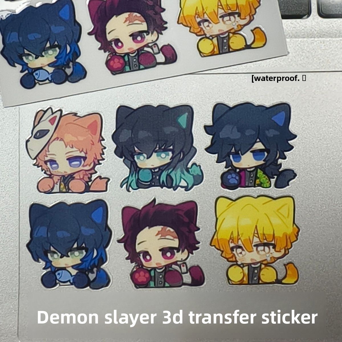 Gaming Accessories Anime - Demon Slayer Mini Sticker Merchandise Tanjiro