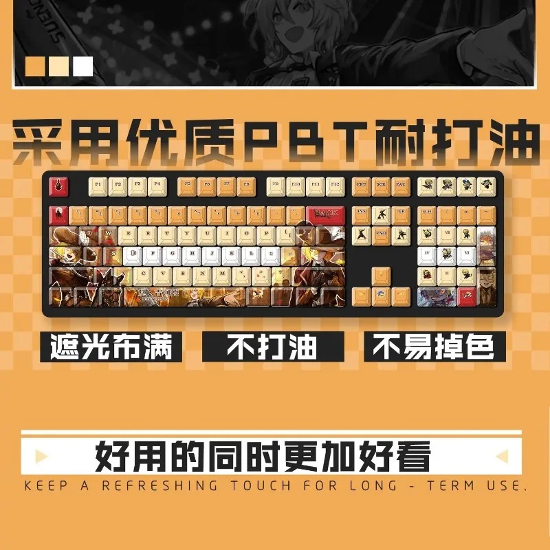 Theme Game Mechanical Keyboard – Gaming Accessories Anime recenzja i cena