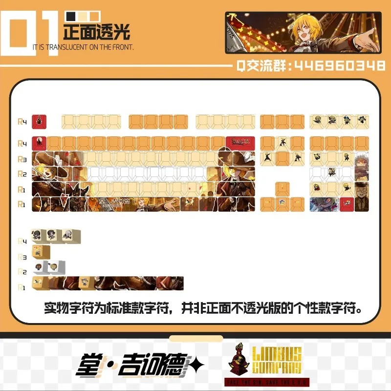 Theme Game Mechanical Keyboard – Gaming Accessories Anime recenzja i cena