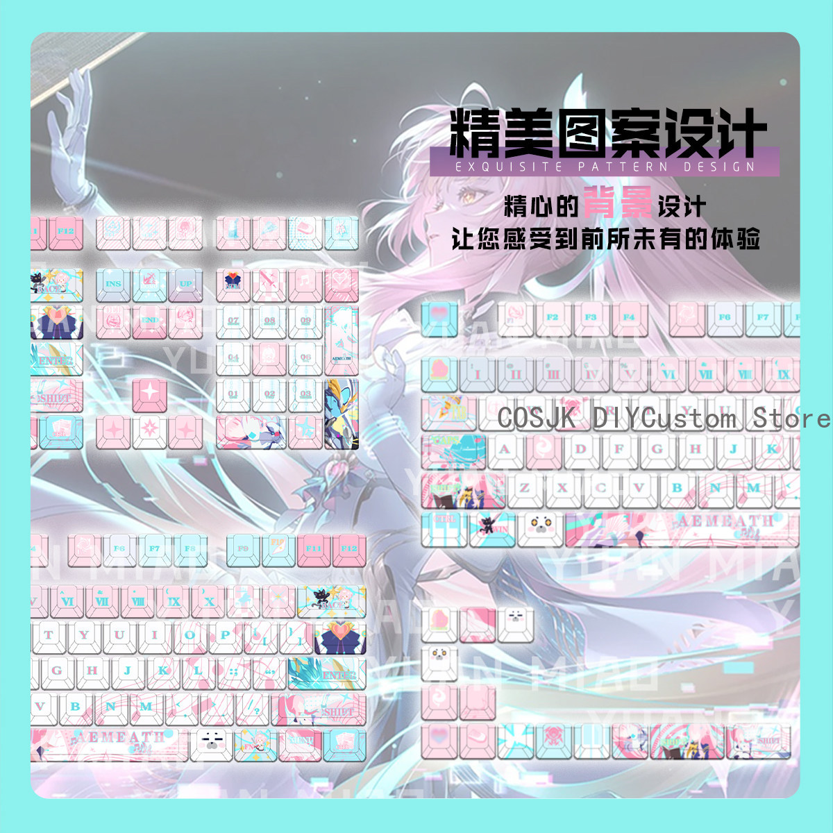 122 Keys Anime Wuthering Waves – Gaming Accessories Anime recenzja i cena