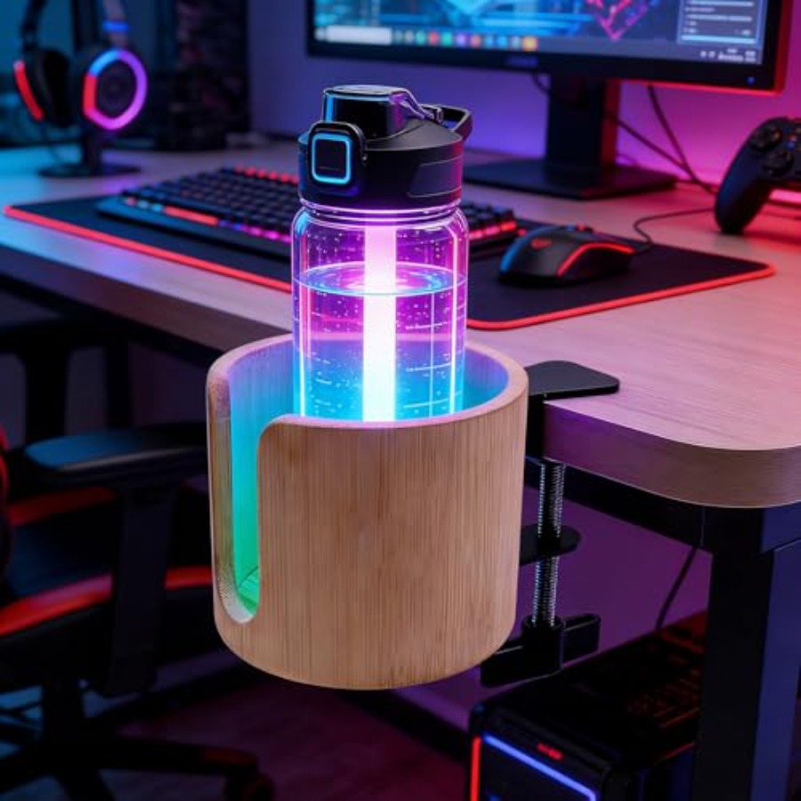 Desk Cup Holder Clamp, Anti-Sp – Gaming Accessories Table recenzja i cena
