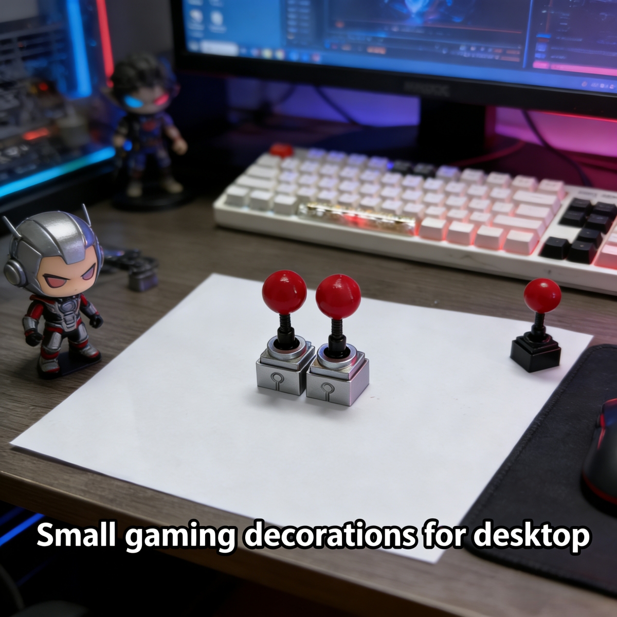 NEW Artisan Keycaps Game Rocke – Gaming Accessories Retro recenzja i cena
