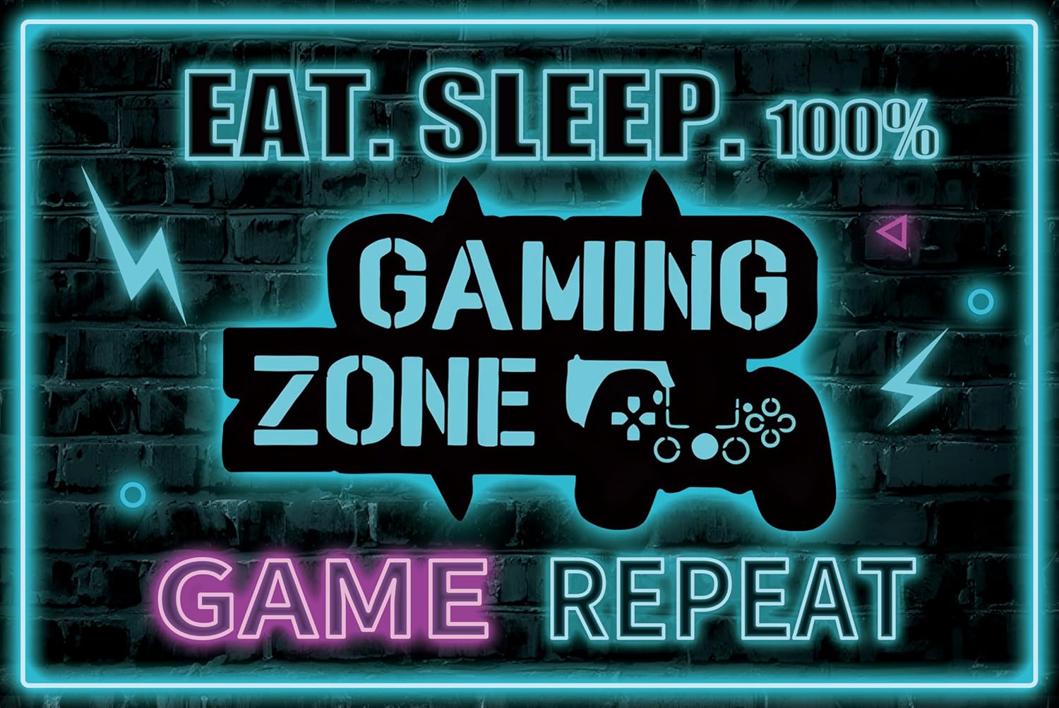 Gaming Zone Metal Tin Sign Coo – Gaming Accessories Boys recenzja i cena