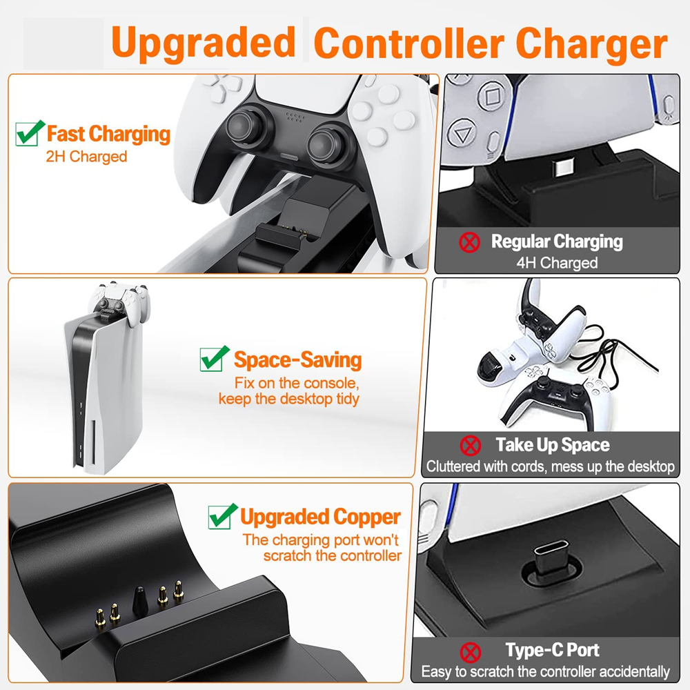 for PS5 Controller Charger Gam – Gaming Accessories Playstation recenzja i cena