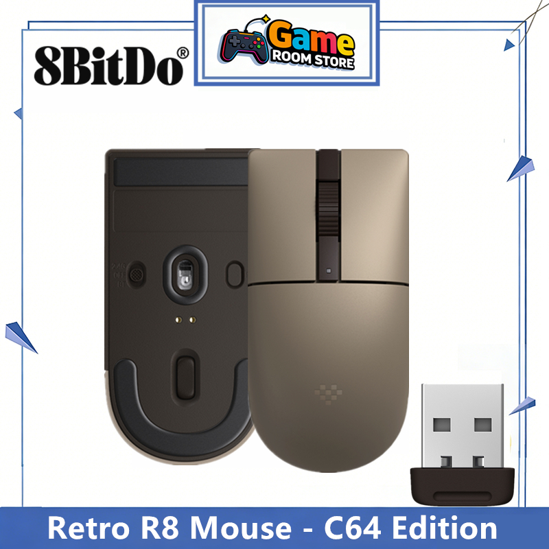 8BitDo Retro R8 Mouse - C64 Ed – Gaming Accessories Retro recenzja i cena
