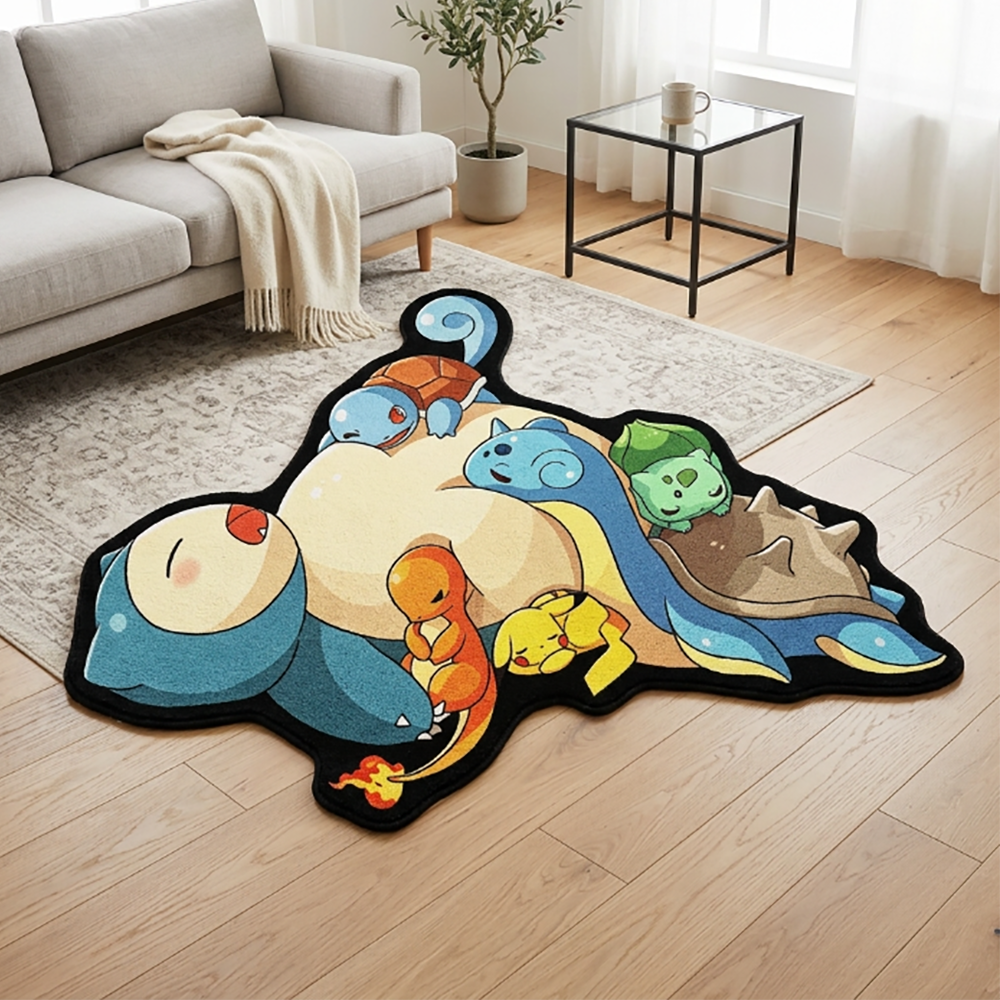 Cute Pokemon Floor Mat Snorlax – Gaming Accessories Anime recenzja i cena