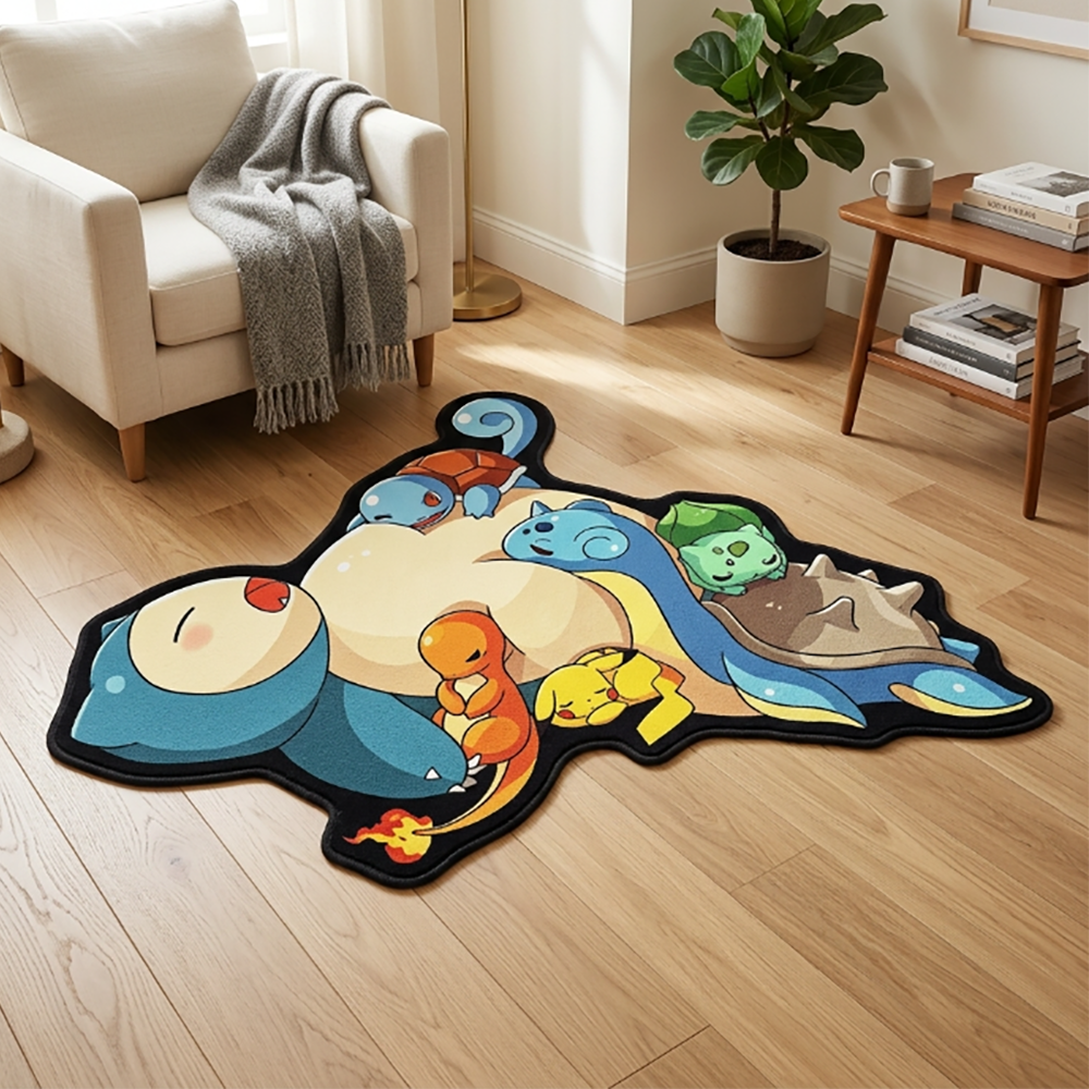 Cute Pokemon Floor Mat Snorlax – Gaming Accessories Anime recenzja i cena