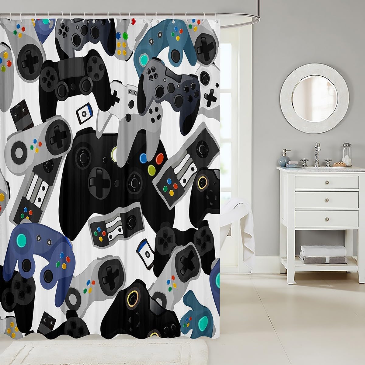 Castle Fairy Gamer Shower Curt – Gaming Accessories Boys recenzja i cena
