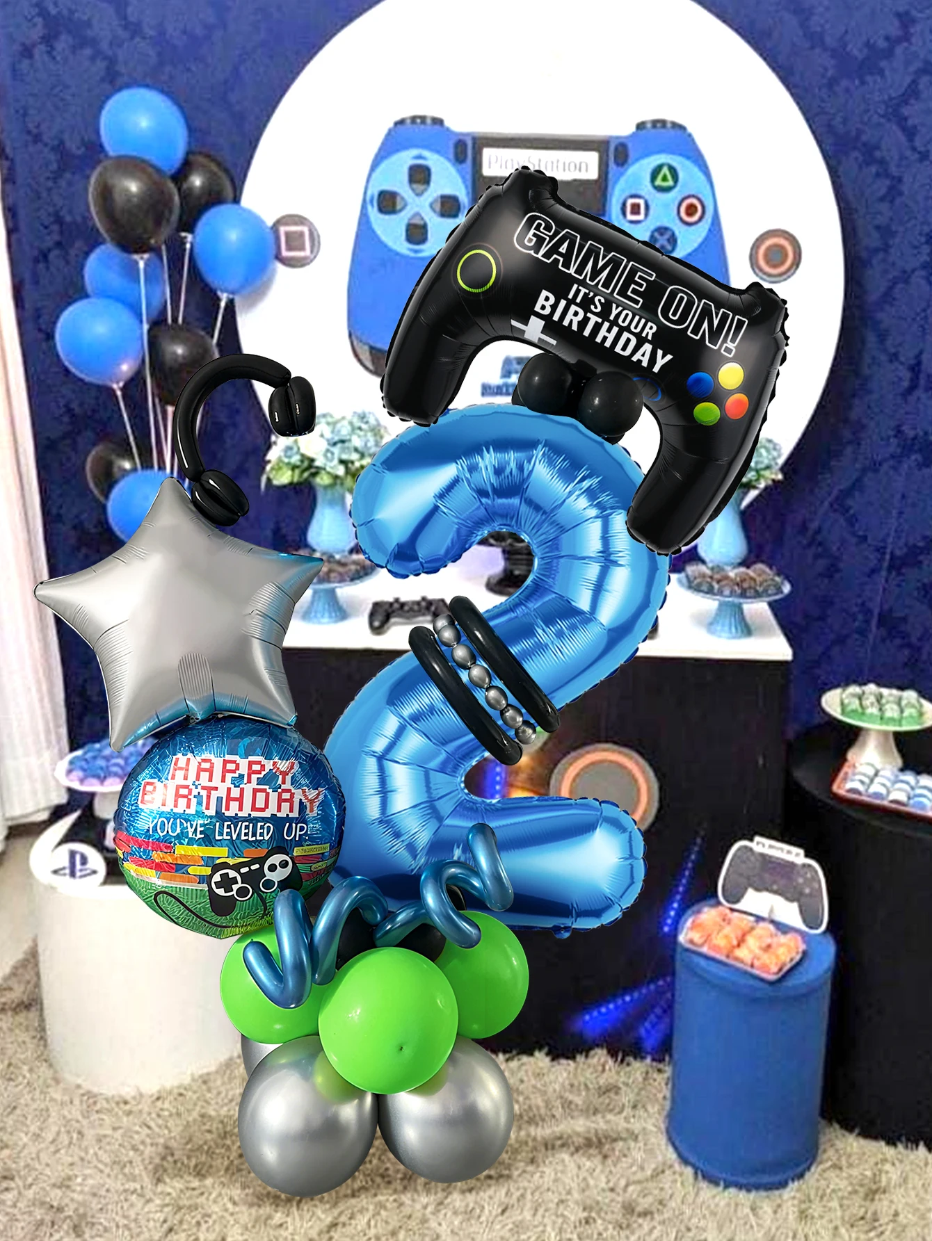 32PCS Game Theme Birthday Numb – Gaming Accessories Boys recenzja i cena
