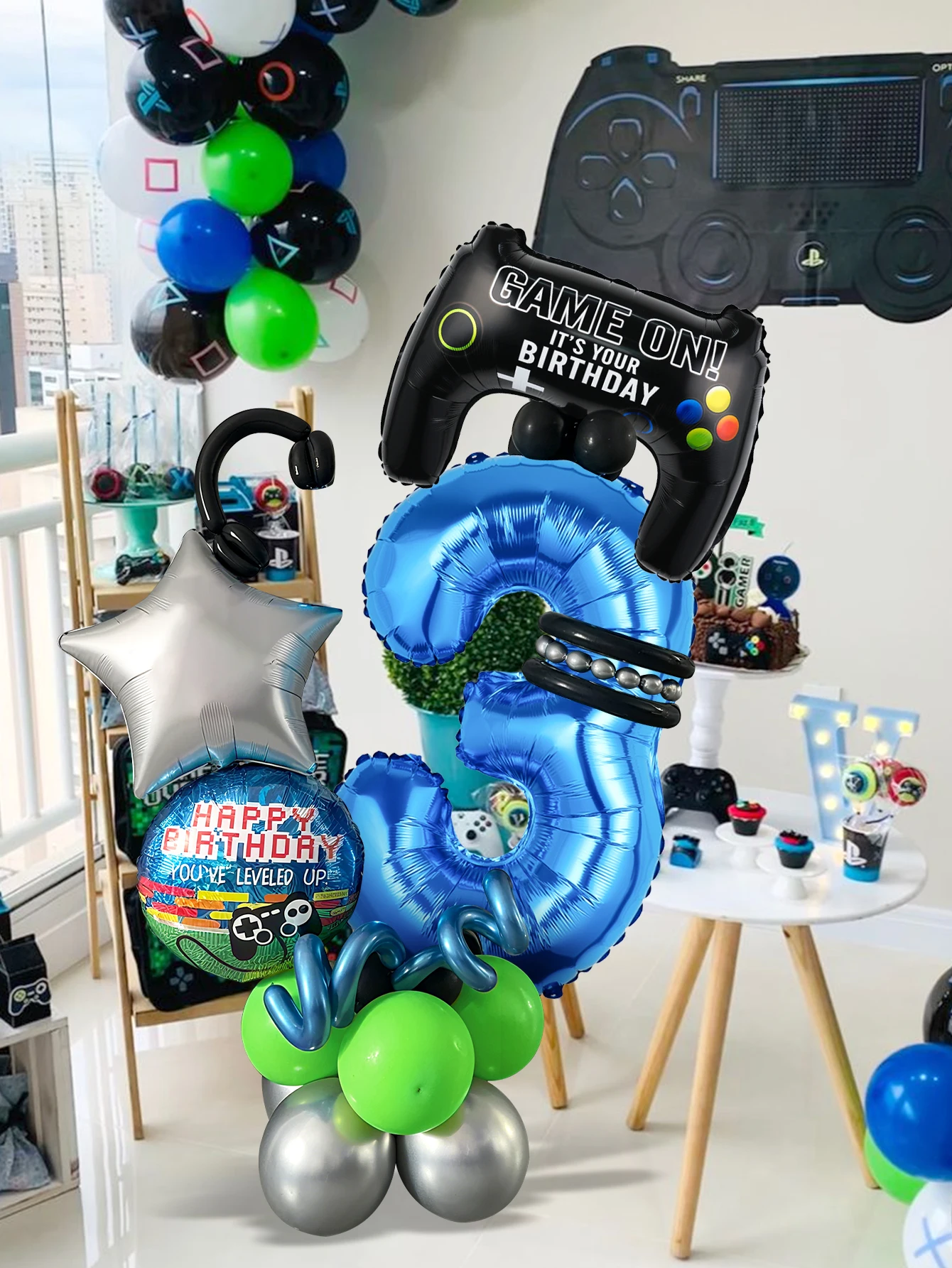 32PCS Game Theme Birthday Numb – Gaming Accessories Boys recenzja i cena