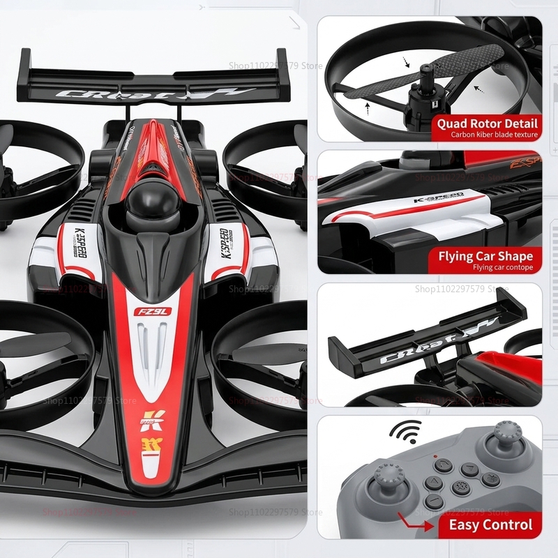 Mini RC Flying Car Transformab – Gaming Accessories Boys recenzja i cena