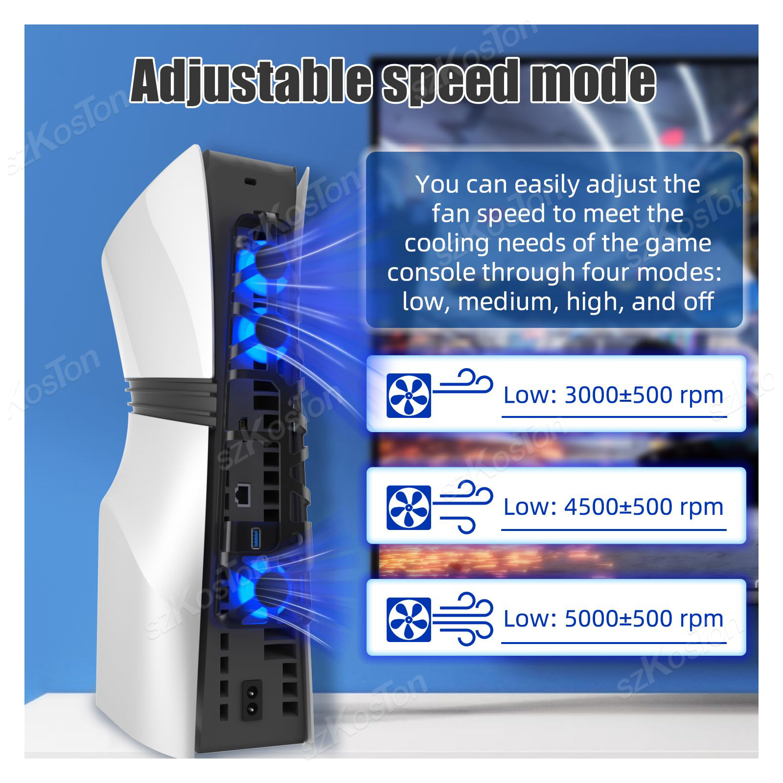 3 High-speed Cooling Fan For P – Gaming Accessories Playstation recenzja i cena