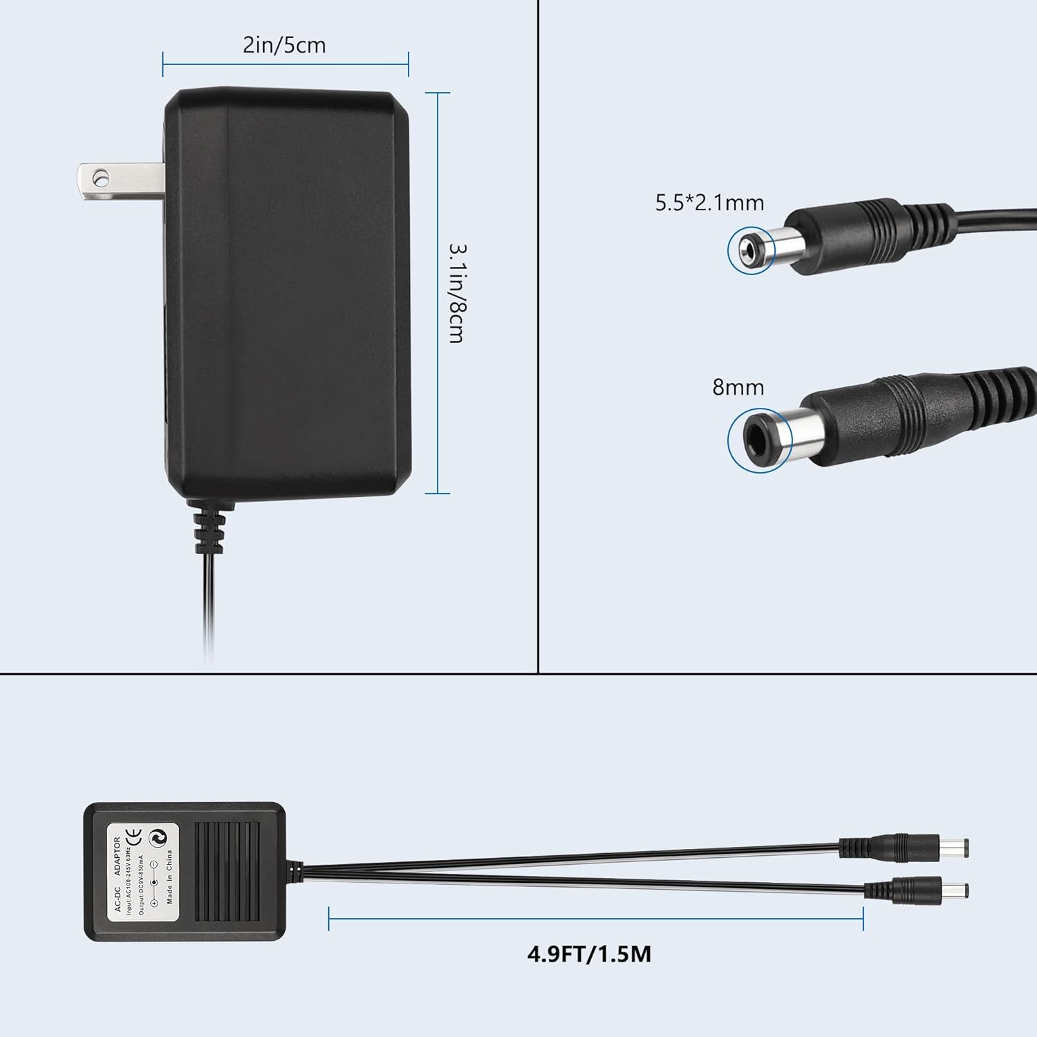 US Plug 3 in 1 AC Power Supply – Gaming Accessories Dropshipping recenzja i cena