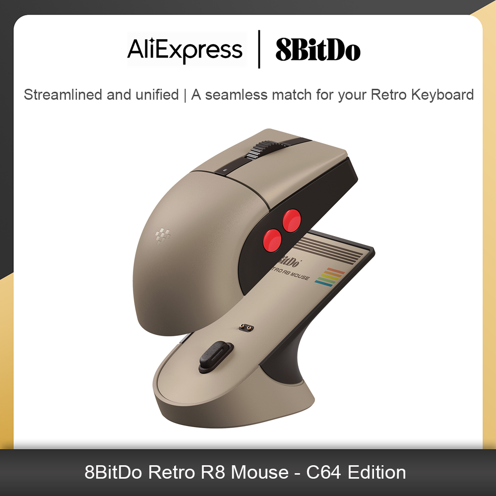 8Bitdo Retro R8 Mouse with Cha – Gaming Accessories Retro recenzja i cena